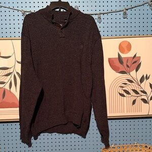 Chaps Men's 1/4 Button Sweater